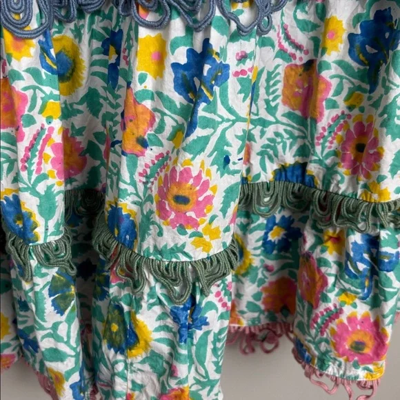 Sohana Colorful Floral Ruffle Dress - M - Picture 4 of 12